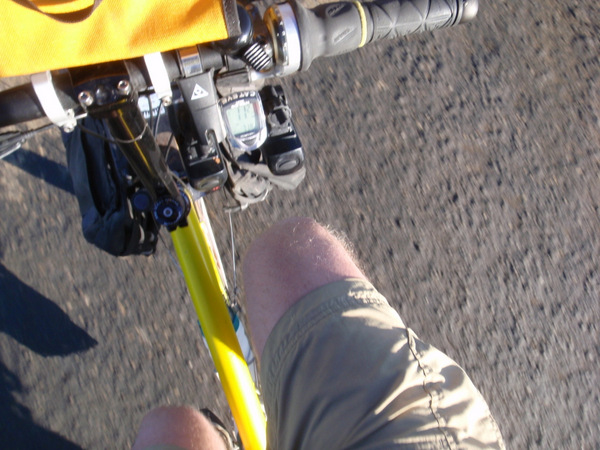 pilot's view of the cockpit.